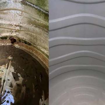 Interior tank wall cleaning